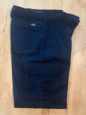 Cintas ComfortFLEX Black Cargo Work Pants Mens 32x34 Utility Uniform 270-35
